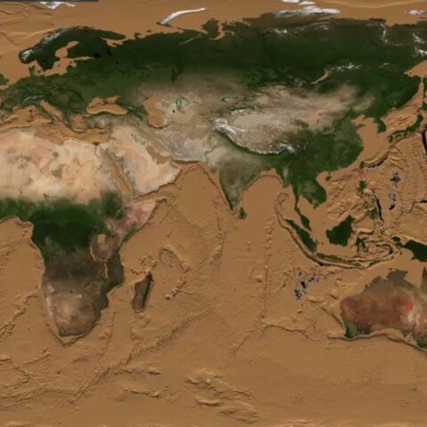 Ο πλανήτης Γη αν στεγνώσουν οι ωκεανοί