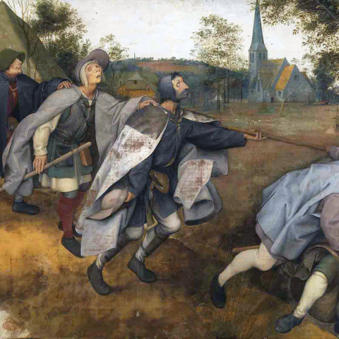 Πίτερ Μπρίγκελ ο πρεσβύτερος, «Ο τυφλός που οδηγεί τυφλούς» (Εθνικό Μουσείο Καποντιμόντε, Νάπολη)