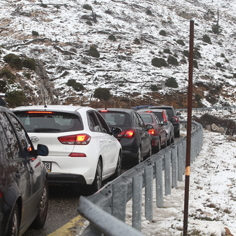 Χιόνια στην Πάρνηθα 