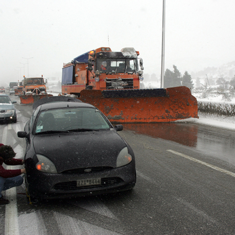 Μόνο ΙΧ στην εθνική οδό Αθηνών - Λαμίας 