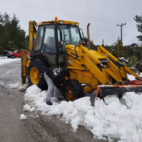 Χιόνια στις Αφίδνες