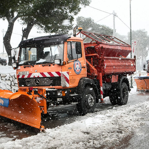 Χιόνια στην Πεντέλη