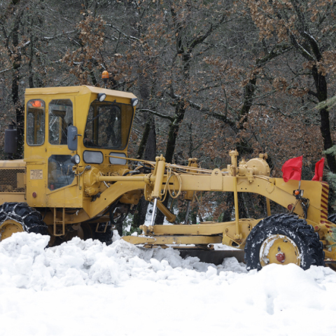Εκχιονιστικά στην Περιφέρεια Αττικής