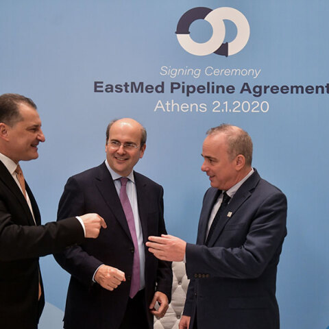 Τριμερής υπουργική συνάντηση Ελλάδας, Κύπρου και Ισραήλ για τον αγωγό East Med