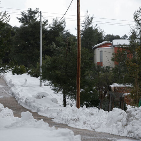 Χιόνια στην Πάρνηθα