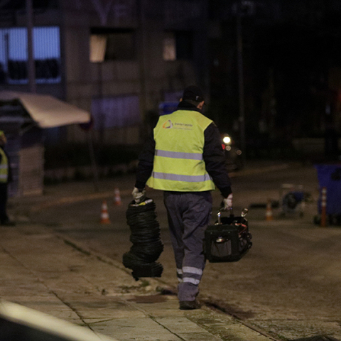 Διαρροή φυσικού αερίου στην Καλλιθέα