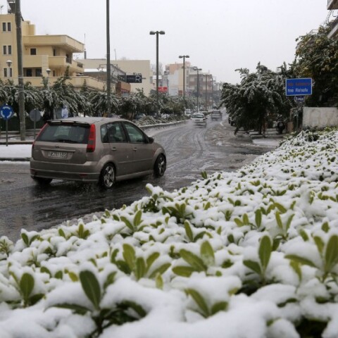 Χιόνια στην Κρήτη 