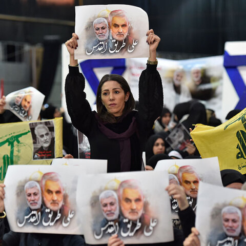 Θρήνος στους υποστηρικτές της Χεζμπολάχ για τον θάνατο του Κασέμ Σουλεϊμανί