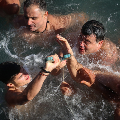 Αγιασμός υδάτων στην Κρήτη 