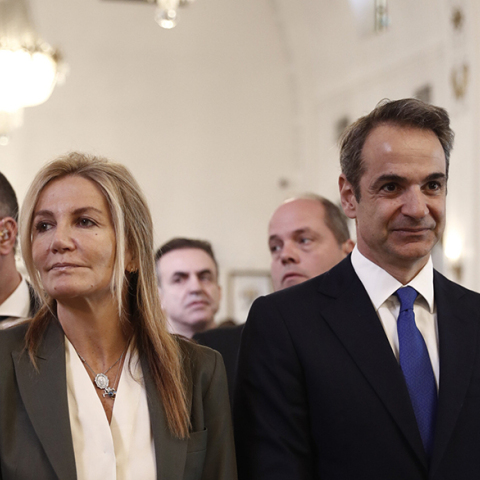 Ο Κυριάκος Μητσοτάκης και η σύζυγός του στο στο Τάρπον Σπρινκς