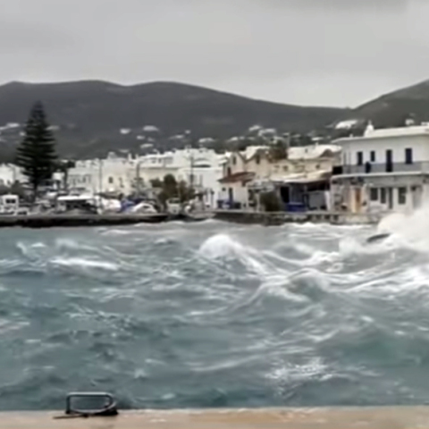 Πάρος, κακοκαιρία 