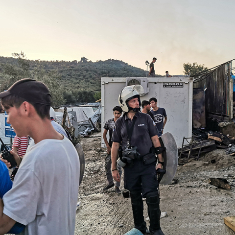 Καταυλισμός στη Μόρια 