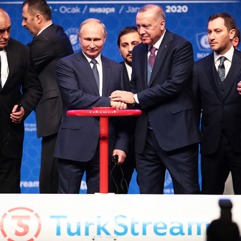 Ερντογάν - Πούτιν εγκαινιάζουν τον αγωγό TurkishStream