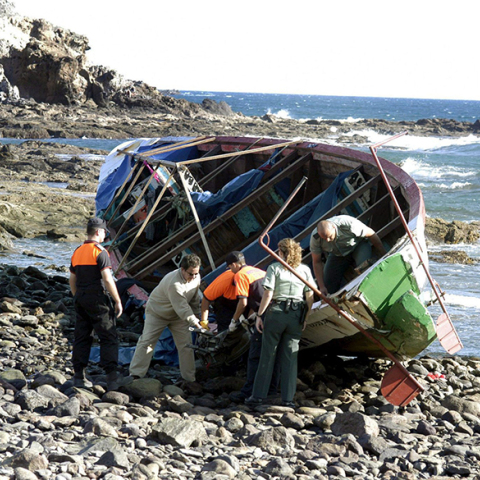 Λέμβος μεταναστών στα Κανάρια 