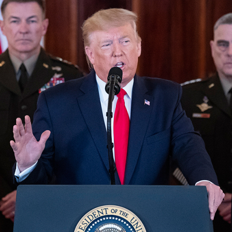 Ο πρόεδρος των ΗΠΑ, Ντόναλντ Τραμπ 