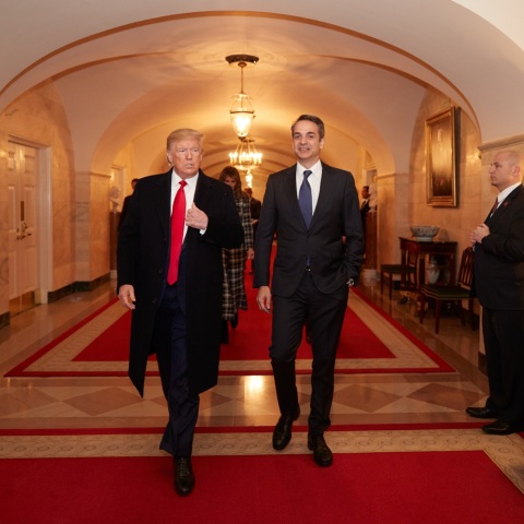 Κυριάκος Μητσοτάκης, Ντόναλντ Τραμπ