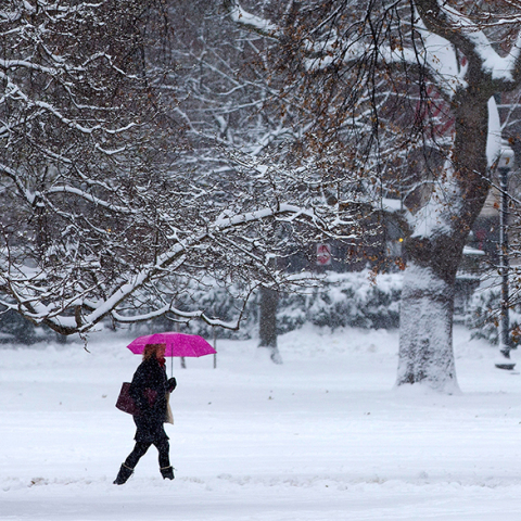 Χιονοθύελλα στη Μασαχουσέτη