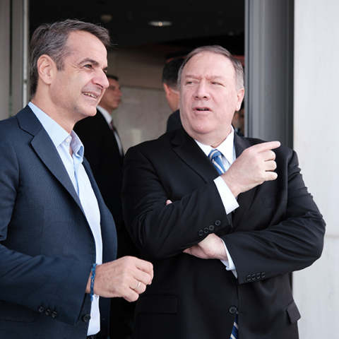 Κυριάκος Μητσοτάκης, Μάικ Πομπέο