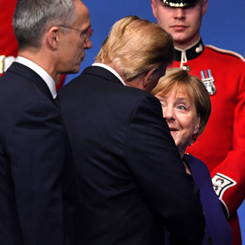 Ντόναλντ Τραμπ και Άνγκελα Μέρκελ