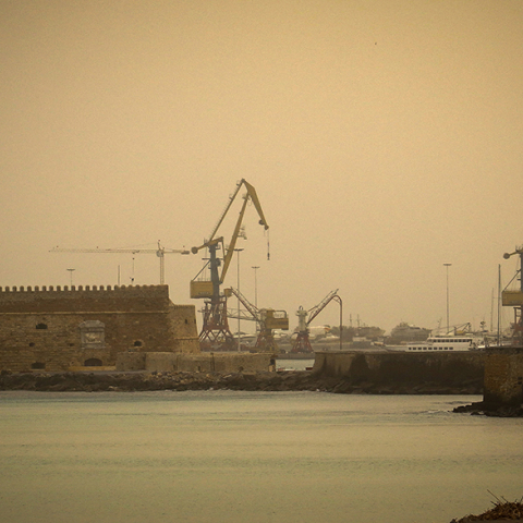 Αφρικανική σκόνη στο Ηράκλειο Κρήτης