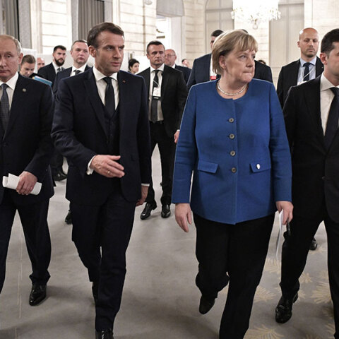 Πούτιν, Μακρόν, Μέρκελ και Ζελένσκι