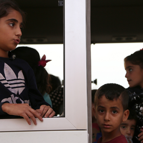 Παιδιά πρόσφυγες από τη Συρία