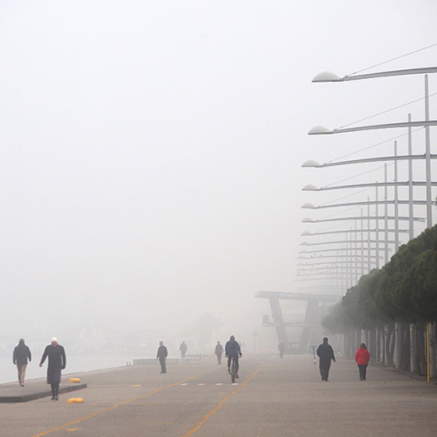 Πυκνή ομίχλη στη Θεσσαλονίκη