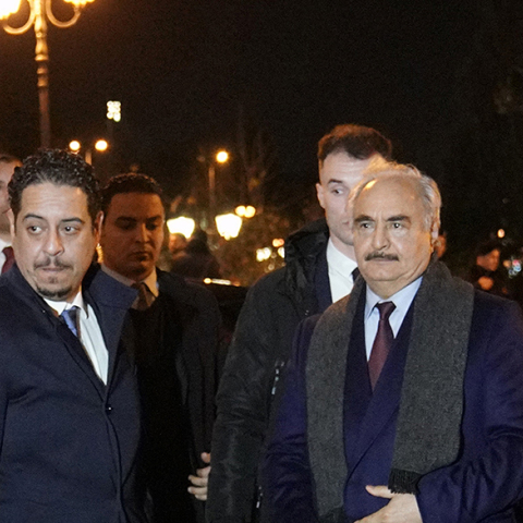 Ο στρατάρχης Χαλίφα Χάφταρ στην Αθήνα