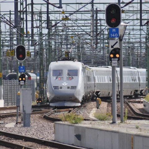 Τρένο στη Σουηδία