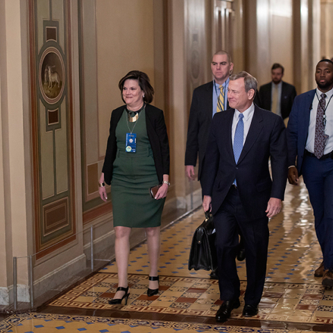 Γερουσία, Δίκη Τραμπ 