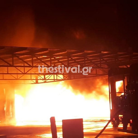 Φωτιά στη Σίνδο 