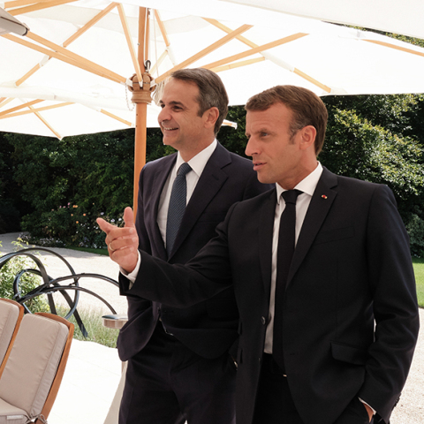 Συνάντηση Κυριάκου Μητσοτάκη και Εμανουέλ Μακρόν στο Παρίσι. Θα συζητηθούν οι τουρκικές προκλήσεις στην Αν. Μεσόγειο