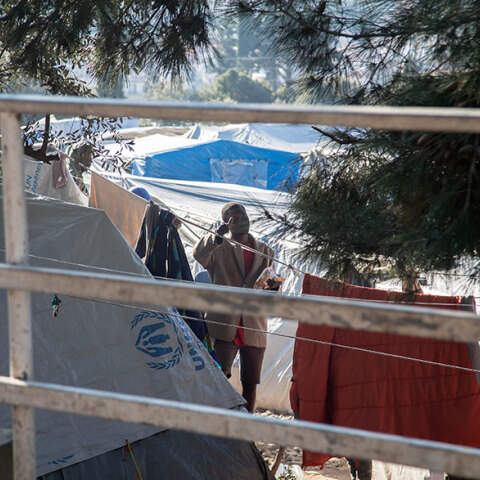 Δομή προσφύγων στη Σάμο