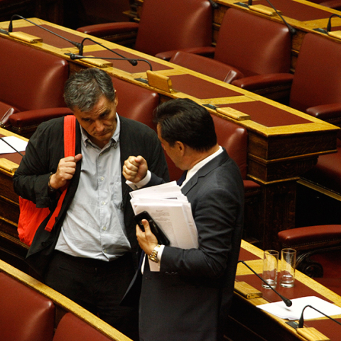 Ευκλείδης Τσακαλώτος, Άδωνις Γεωργιάδης 