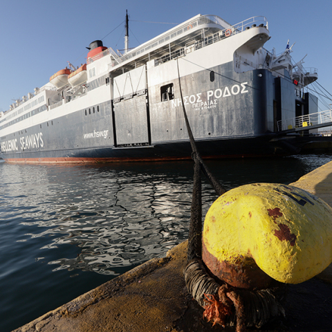 Απεργία στο λιμάνι του Πειραιά 