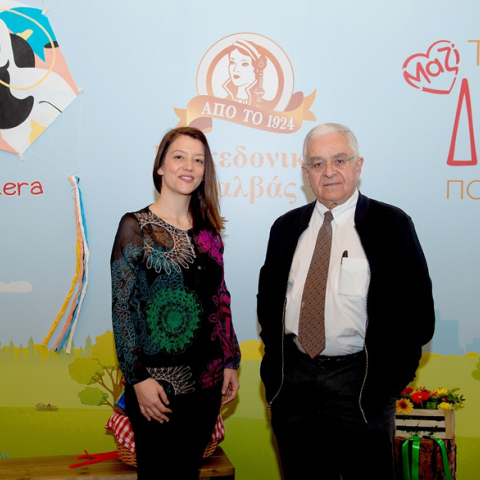 Λήδα Παπάζογλου-Βατσάκη, Marketing Manager Αφοί Χαΐτογλου και Ιωάννης Παπαδάτος, Πρόεδρος του Σωματείου ΠΝΟΗ – Φίλοι Εντατικής Θεραπείας Παιδιού