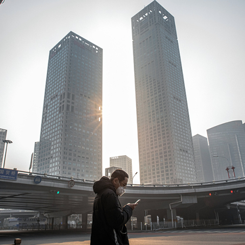 Άδειο το εμπορικό κέντρο του Πεκίνου