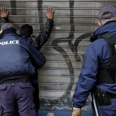 Αστυνομική επιχείρηση στη Μενάνδρου