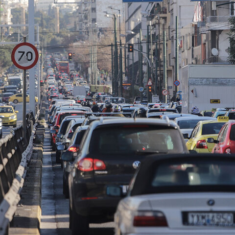 Μποτιλιάρισμα στη Λεωφόρο Συγγρού