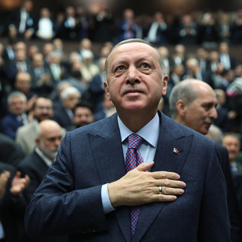 Ο Ερντογάν στην Εθνοσυνέλευση της Τουρκίας 