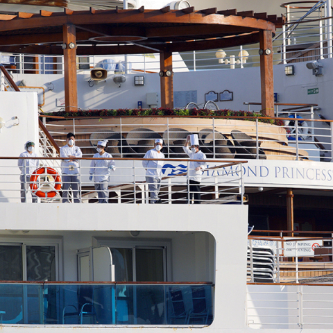 Κοροναϊός: Τρίτος νεκρός στο κρουαζιερόπλοιο