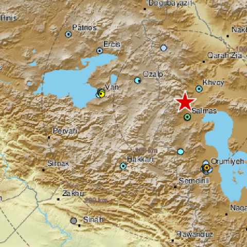 Νέος σεισμός στα σύνορα Τουρκίας-Ιράν
