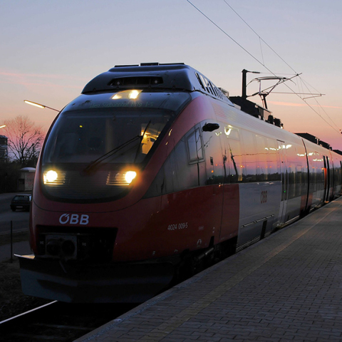 Αμαξοστοιχία στην Αυστρία