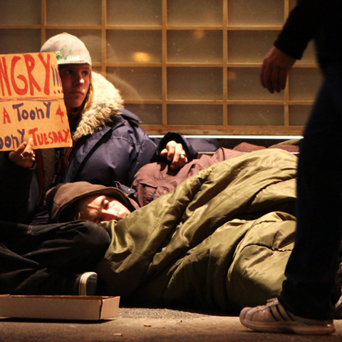 Άστεγος στον Καναδά