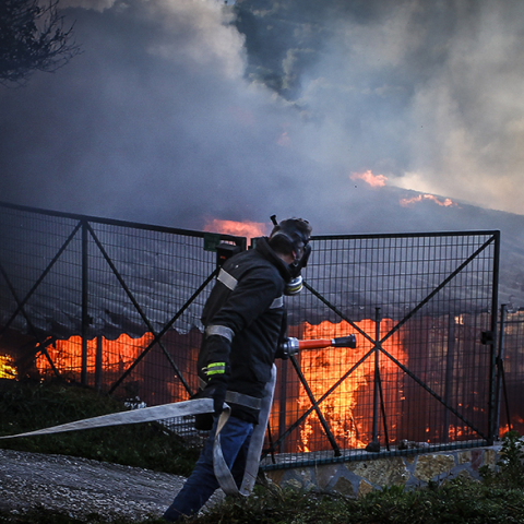 Κάηκε ολοσχερώς το σπίτι στην Αρτέμιδα 