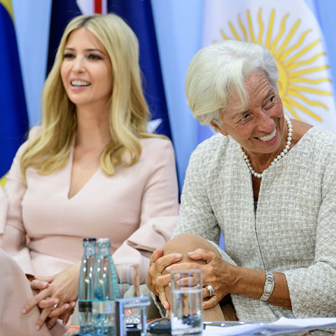 Ιβάνκα Τραμπ, Κριστίν Λαγκάρντ 