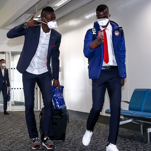 Άφιξη Ολυμπιακού στο Λονδίνο