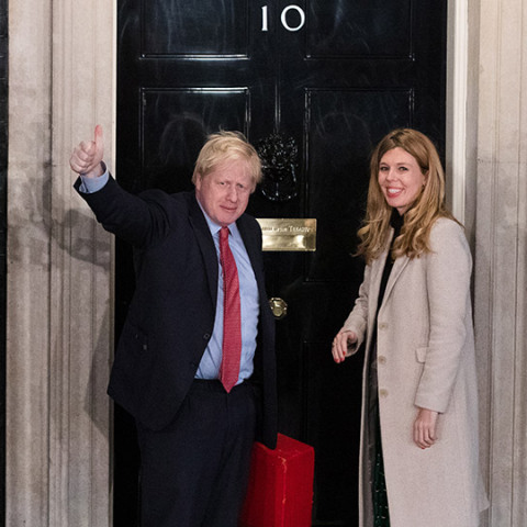 Μπόρις Τζόνσον και Κάρι Σίμοντς περιμένουν μωρό 