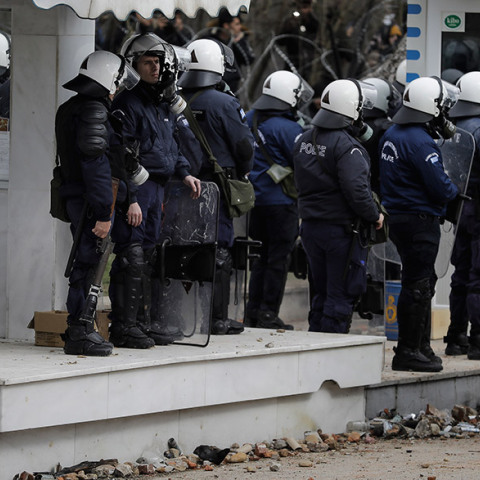 Δυνάμεις της ΕΛΑΣ στη μεθόριο του Έβρου 