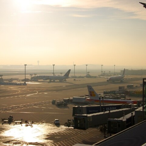 Αεροσκάφη στο αεροδρόμιο της Φρανκφούρτης 